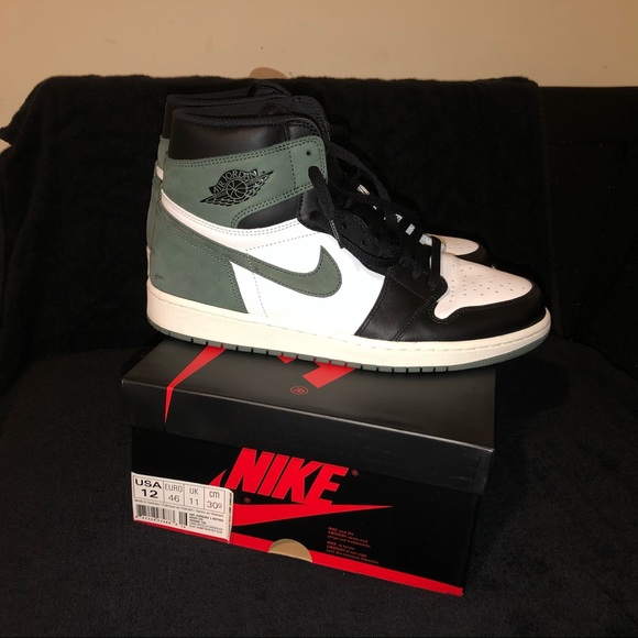 Clay green air jordan 1 Sz 12 main image 4